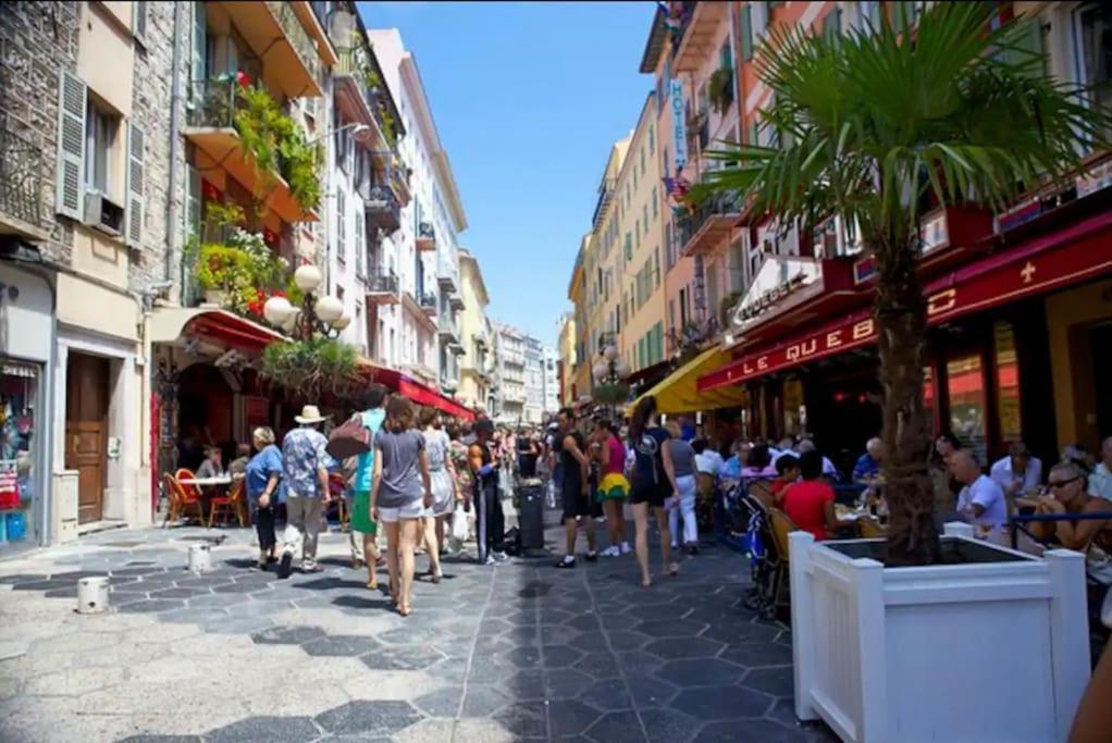 Studio A Louer Au Coeur Du Carre Dor A Nice, Rue Dalpozzo A 150 Metres Des Plages Eksteriør bilde